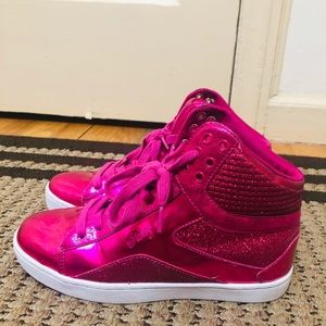 Hot Pink Pastry High Tops